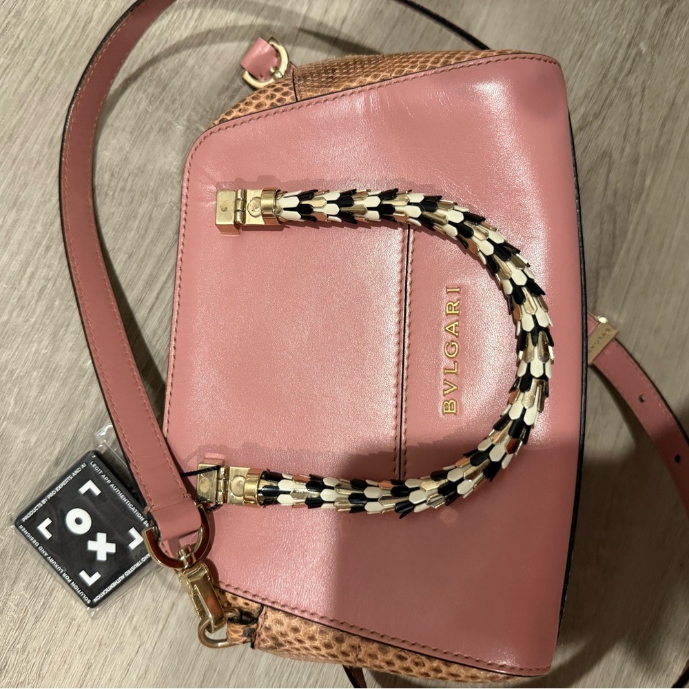 Rare Bvlgari Serpenti Python Scaglie 2-way handbag - Picture 11 of 15